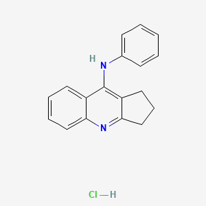 N-phenyl-2,3-dihydro-1H-cyclopenta[b]quinolin-9-amine hydrochloride