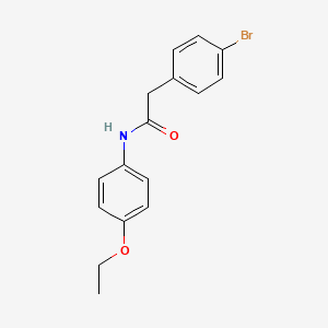 molecular formula C16H16BrNO2 B4912210 2-(4-bromophenyl)-N-(4-ethoxyphenyl)acetamide CAS No. 6119-41-1