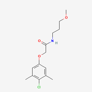 2-(4-chloro-3,5-dimethylphenoxy)-N-(3-methoxypropyl)acetamide