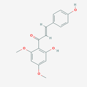 molecular formula C17H16O5 B491223 2',4-Dihydroxy-4',6'-dimethoxychalcone CAS No. 37308-75-1