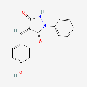 (4Z)-4-(4-hydroxybenzylidene)-1-phenylpyrazolidine-3,5-dione