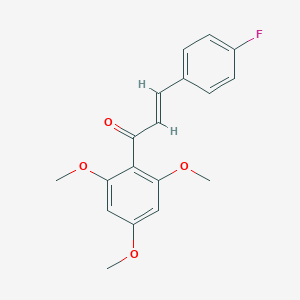 molecular formula C18H17FO4 B491224 4-Fluoro-2',4',6'-trimethoxychalcone 
