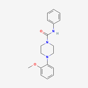 molecular formula C18H21N3O2 B4912255 4-(2-methoxyphenyl)-N-phenylpiperazine-1-carboxamide 