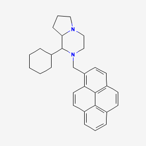 1-cyclohexyl-2-(pyren-1-ylmethyl)-3,4,6,7,8,8a-hexahydro-1H-pyrrolo[1,2-a]pyrazine