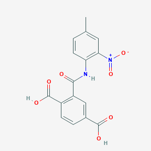 2-{[(4-methyl-2-nitrophenyl)amino]carbonyl}terephthalic acid