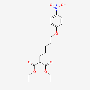 diethyl [5-(4-nitrophenoxy)pentyl]malonate