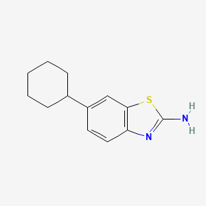 6-cyclohexyl-1,3-benzothiazol-2-amine