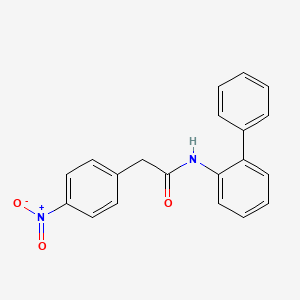 N-2-biphenylyl-2-(4-nitrophenyl)acetamide