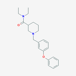 N,N-diethyl-1-(3-phenoxybenzyl)-3-piperidinecarboxamide