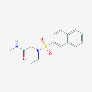 N~2~-ethyl-N~1~-methyl-N~2~-(2-naphthylsulfonyl)glycinamide