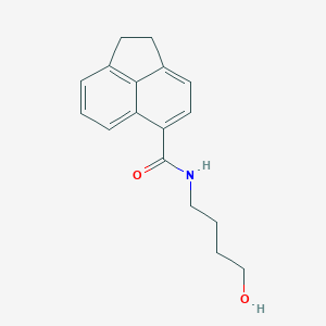 molecular formula C17H19NO2 B4912614 N-(4-hydroxybutyl)-1,2-dihydro-5-acenaphthylenecarboxamide 