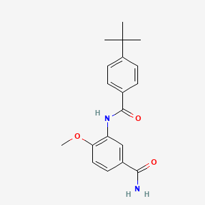 3-[(4-tert-butylbenzoyl)amino]-4-methoxybenzamide