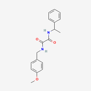 molecular formula C18H20N2O3 B4912688 N-(4-methoxybenzyl)-N'-(1-phenylethyl)ethanediamide 