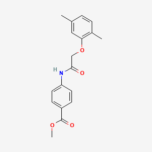 methyl 4-{[(2,5-dimethylphenoxy)acetyl]amino}benzoate