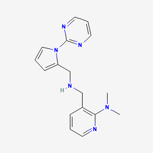 N,N-dimethyl-3-[({[1-(2-pyrimidinyl)-1H-pyrrol-2-yl]methyl}amino)methyl]-2-pyridinamine