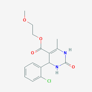 2-Methoxyethyl 4-(2-chlorophenyl)-6-methyl-2-oxo-1,2,3,4-tetrahydropyrimidine-5-carboxylate