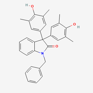 1-benzyl-3,3-bis(4-hydroxy-3,5-dimethylphenyl)-1,3-dihydro-2H-indol-2-one