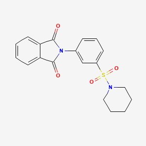 molecular formula C19H18N2O4S B4912978 2-(3-Piperidin-1-ylsulfonylphenyl)isoindole-1,3-dione 