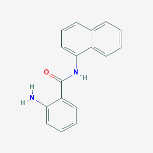 molecular formula C17H14N2O B491310 2-氨基-N-(萘-1-基)苯甲酰胺 CAS No. 57115-11-4
