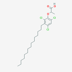 B049132 2-(2,4,6-Trichloro-3-pentadecylphenoxy)propanoic acid CAS No. 111253-99-7
