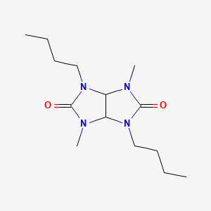 molecular formula C14H26N4O2 B4913449 1,4-dibutyl-3,6-dimethyltetrahydroimidazo[4,5-d]imidazole-2,5(1H,3H)-dione 