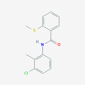 N-(3-chloro-2-methylphenyl)-2-(methylthio)benzamide