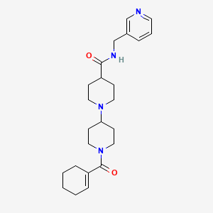 1'-(1-cyclohexen-1-ylcarbonyl)-N-(3-pyridinylmethyl)-1,4'-bipiperidine-4-carboxamide