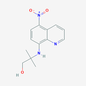 2-methyl-2-[(5-nitro-8-quinolinyl)amino]-1-propanol