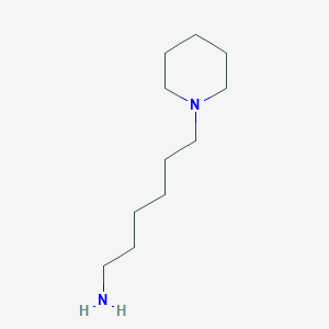 molecular formula C11H24N2 B491363 6-(1-Piperidinyl)hexylamine CAS No. 81960-05-6