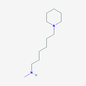 molecular formula C12H26N2 B491364 N-methyl-N-[6-(1-piperidinyl)hexyl]amine CAS No. 97124-88-4