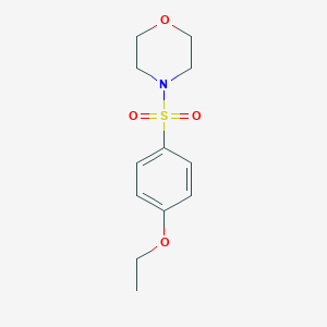 molecular formula C12H17NO4S B491373 4-(4-Ethoxyphenyl)sulfonylmorpholine CAS No. 34693-63-5