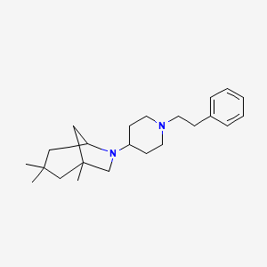 1,3,3-trimethyl-6-[1-(2-phenylethyl)-4-piperidinyl]-6-azabicyclo[3.2.1]octane