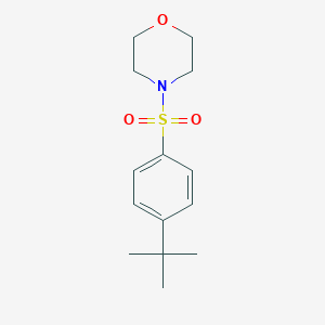 molecular formula C14H21NO3S B491377 4-(4-Tert-butylphenyl)sulfonylmorpholine CAS No. 324526-64-9