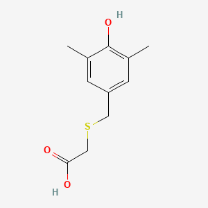 molecular formula C11H14O3S B4913825 [(4-hydroxy-3,5-dimethylbenzyl)thio]acetic acid 