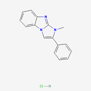 3-methyl-2-phenylimidazo[1,2-a]benzimidazole;hydrochloride