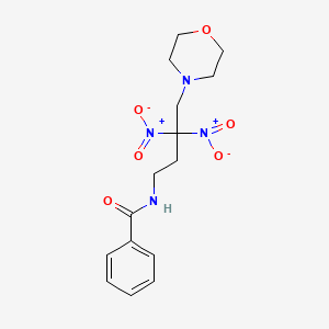 N-[4-(morpholin-4-yl)-3,3-dinitrobutyl]benzamide