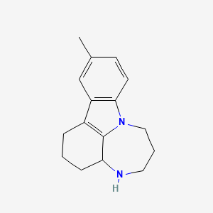 molecular formula C16H20N2 B4914038 11-methyl-1,2,3,3a,4,5,6,7-octahydro[1,4]diazepino[3,2,1-jk]carbazole 