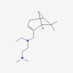 molecular formula C16H30N2 B4914151 N'-[(6,6-dimethyl-2-bicyclo[3.1.1]hept-2-enyl)methyl]-N'-ethyl-N,N-dimethylethane-1,2-diamine 