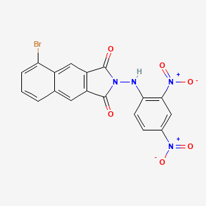 5-Bromo-2-(2,4-dinitroanilino)benzo[f]isoindole-1,3-dione