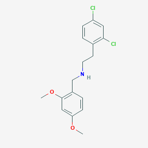 2-(2,4-dichlorophenyl)-N-[(2,4-dimethoxyphenyl)methyl]ethanamine