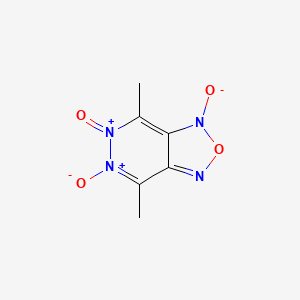 4,7-dimethyl-1,5-dioxido-[1,2,5]oxadiazolo[3,4-d]pyridazine-5,6-diium 6-oxide