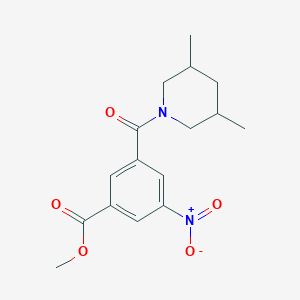 molecular formula C16H20N2O5 B4914396 methyl 3-(3,5-dimethylpiperidine-1-carbonyl)-5-nitrobenzoate 