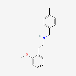 molecular formula C17H21NO B4914412 2-(2-methoxyphenyl)-N-[(4-methylphenyl)methyl]ethanamine 