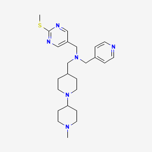 1-(1'-methyl-1,4'-bipiperidin-4-yl)-N-{[2-(methylthio)-5-pyrimidinyl]methyl}-N-(4-pyridinylmethyl)methanamine