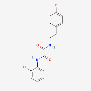 N-(2-chlorophenyl)-N'-[2-(4-fluorophenyl)ethyl]ethanediamide