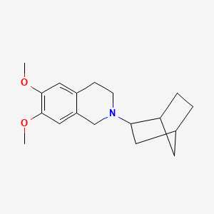 2-(2-bicyclo[2.2.1]heptanyl)-6,7-dimethoxy-3,4-dihydro-1H-isoquinoline