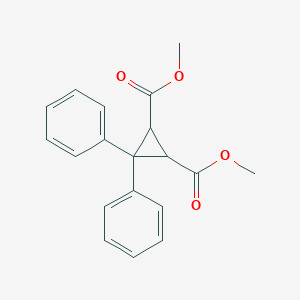 molecular formula C19H18O4 B4914618 Dimethyl 3,3-diphenylcyclopropane-1,2-dicarboxylate 