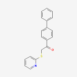 1-(4-biphenylyl)-2-(2-pyridinylthio)ethanone