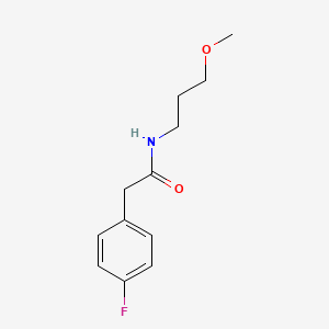 2-(4-fluorophenyl)-N-(3-methoxypropyl)acetamide