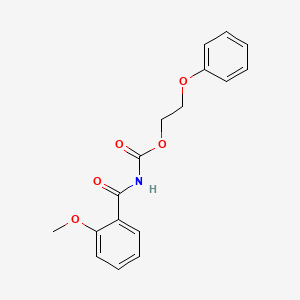 2-phenoxyethyl N-(2-methoxybenzoyl)carbamate